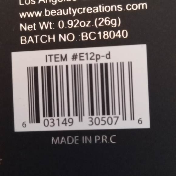 Eyeshadow  MINIPRO palette Beauty Creations - Picture 4 of 4